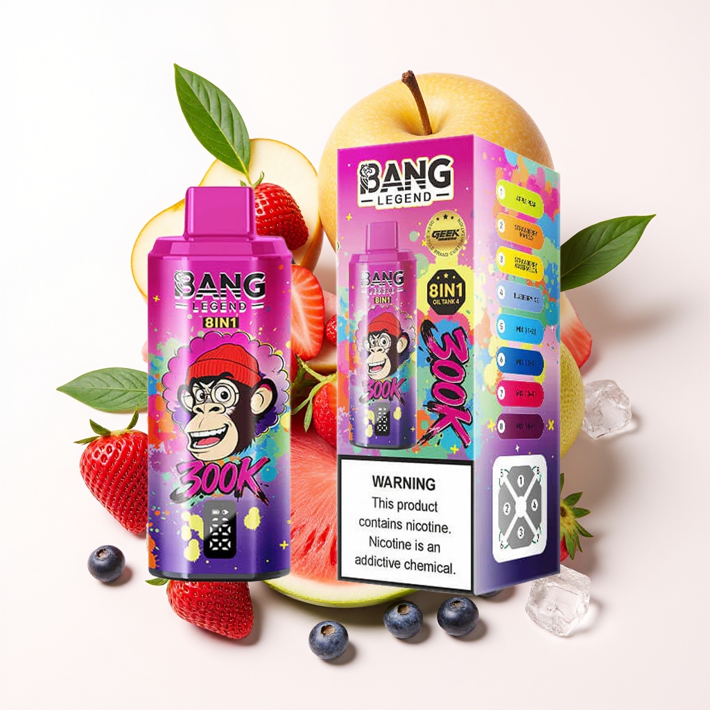 Bang Legend 300K Puffs 8 in 1 Disposable Vape - Image 4