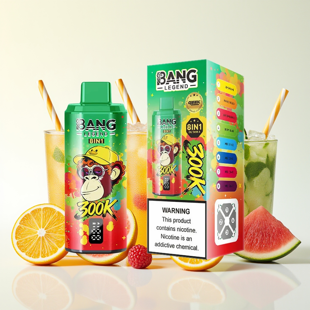 Bang Legend 300K Puffs 8 in 1 Disposable Vape - Image 3
