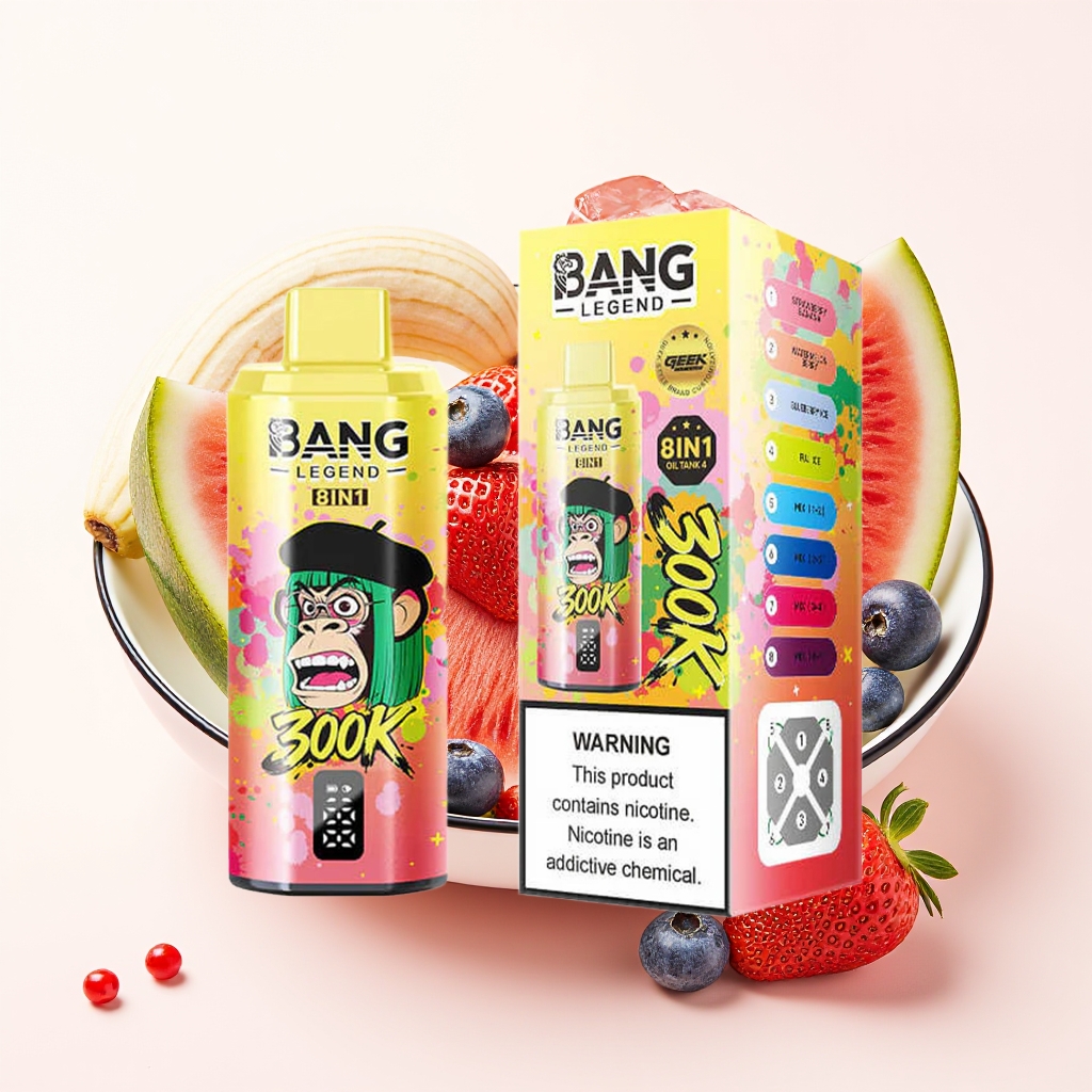 Bang Legend 300K Puffs 8 in 1 Disposable Vape - Image 9