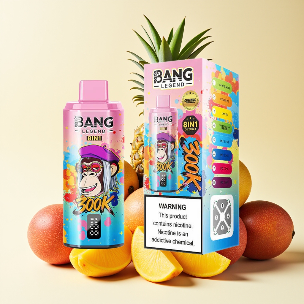 Bang Legend 300K Puffs 8 in 1 Disposable Vape - Image 6