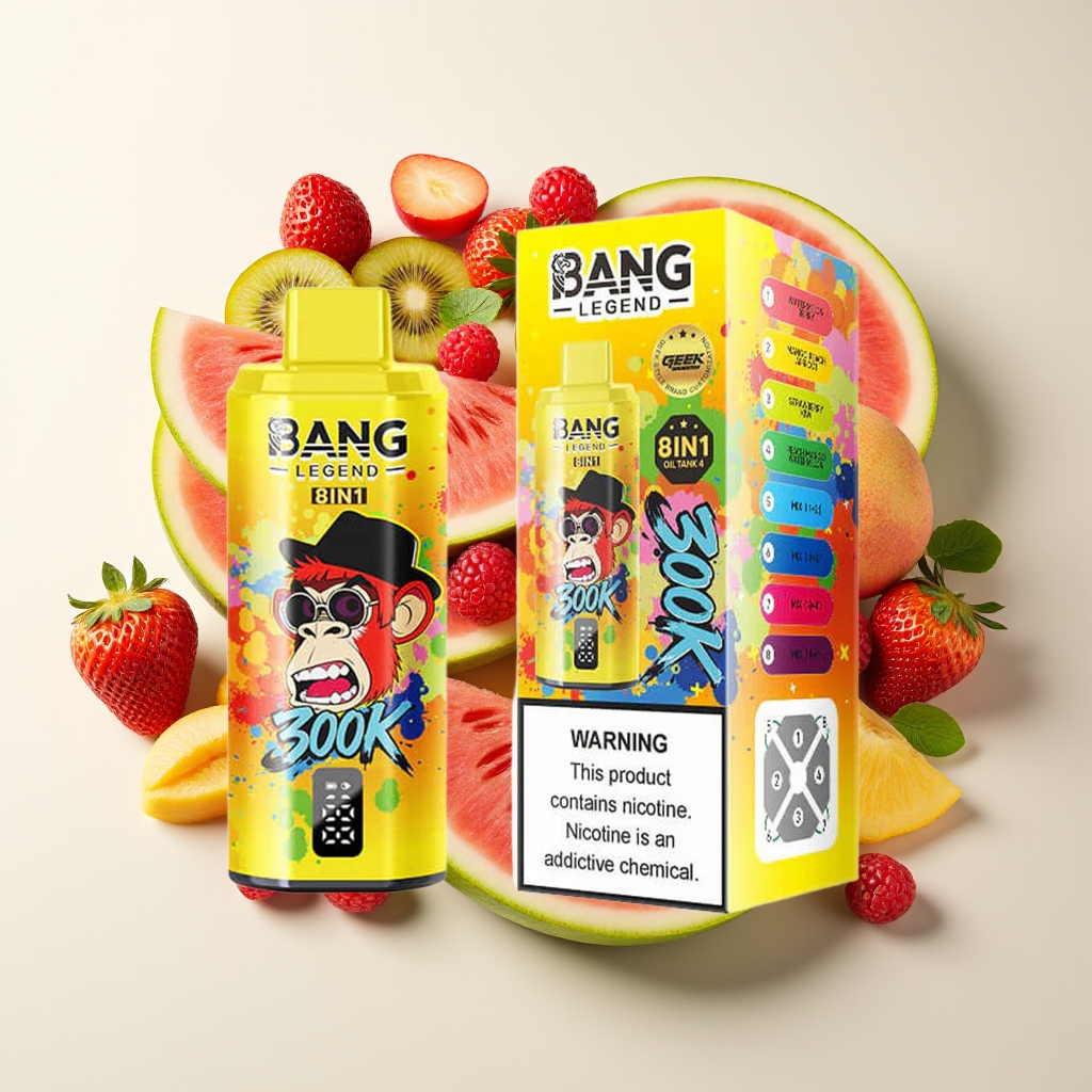 Bang Legend 300K Puffs 8 in 1 Disposable Vape - Image 5