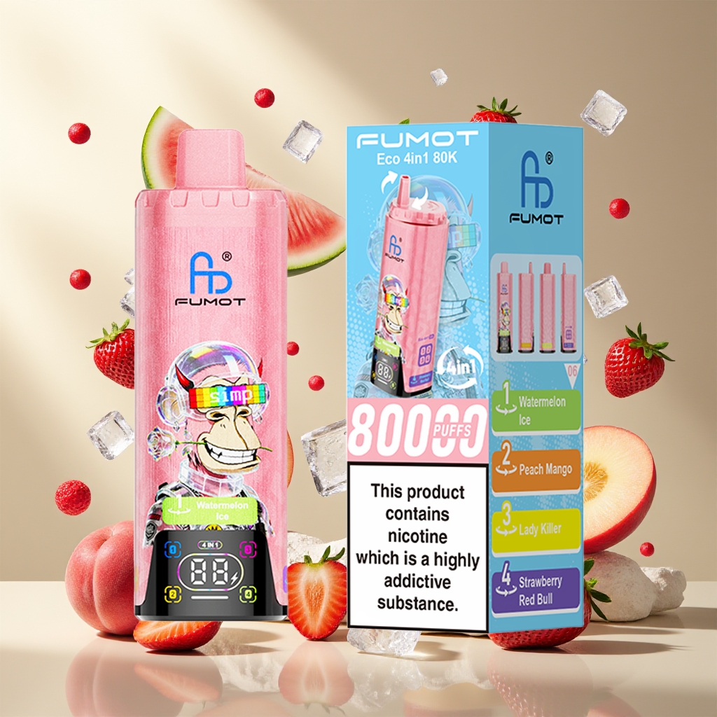 FUMOT Eco 4in1 80K Puffs Disposable Vape - Image 7